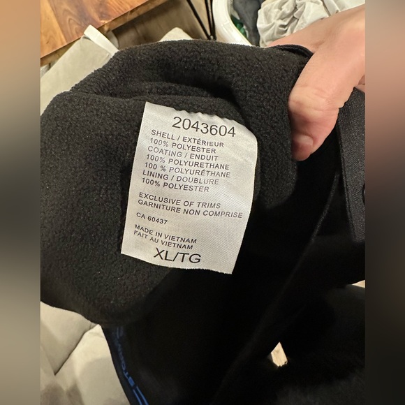 NWOT mens XL black snow pants - Picture 3 of 8